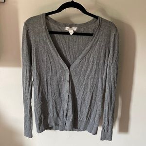 Gray cardigan